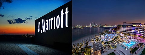Marriott Sign and Exterior