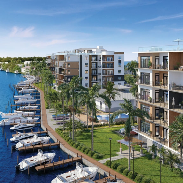 Triton 81º waterfront residences rendering