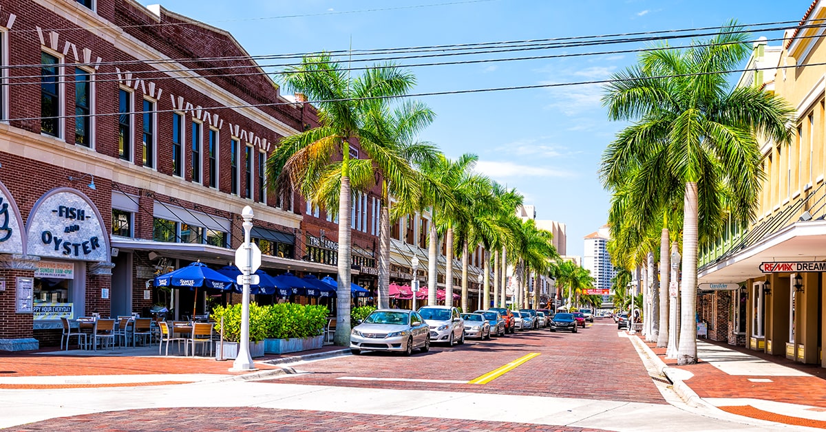 Downtown Fort Myers Streetscape